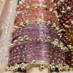 GlitzGifts Sparkling Bangle Trunk Box – 120 Diamond Bangles + 22 Ghungroo Bangles