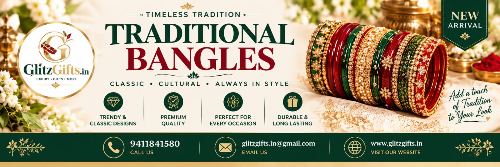 GlitzGifts Bridal Bangles